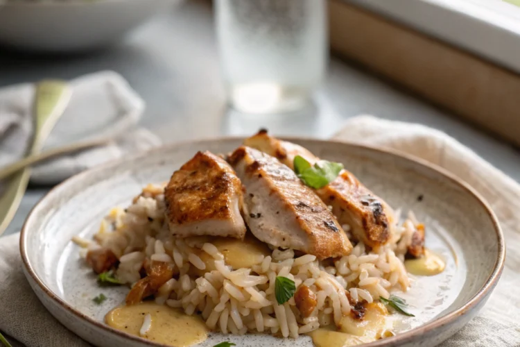 rezept mit hähnchen und reis