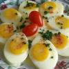 Eier in Senfsauce