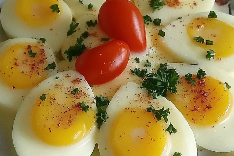 Eier in Senfsauce