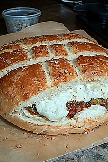 Fladenbrot met Hackfleisch