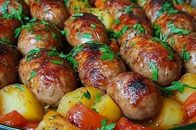Kartoffel-Bratwurst Auflauf