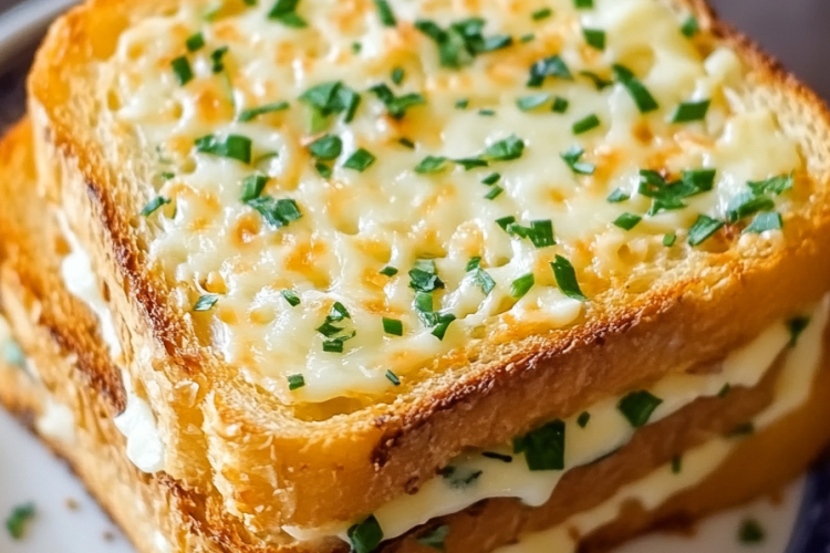 Knoblauchtoast mit Käse
