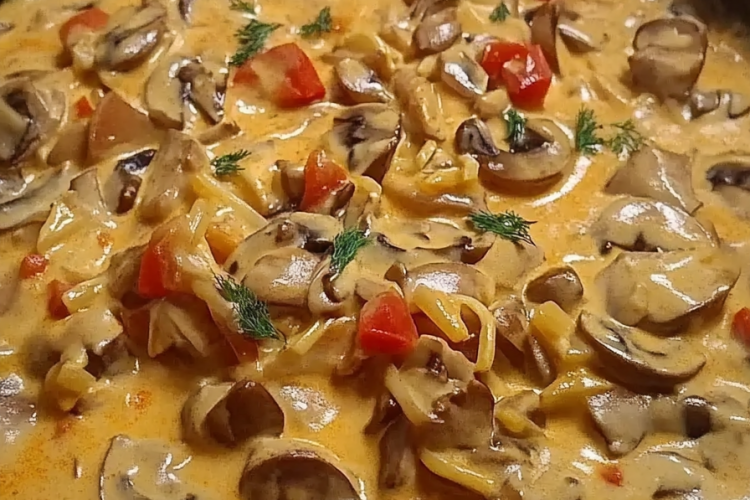 Pilzrahmsoße maken
