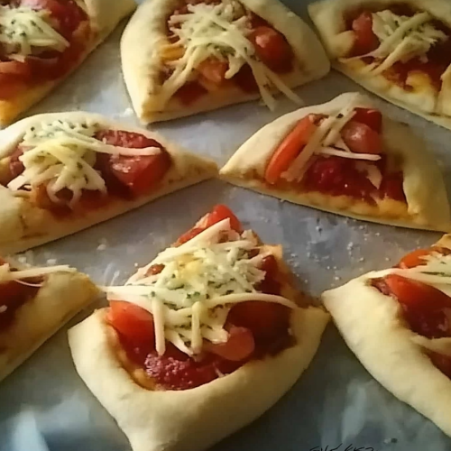 Pizza in Tütenform