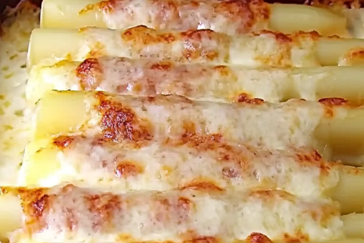 Spargelauflauf recept