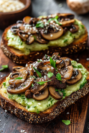 beste toasts met champignons