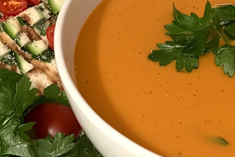 tomatensuppe met kokosmelch