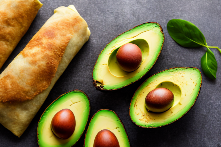 Avocado Egg Rolls final dish beautifully presented and ready to serve
