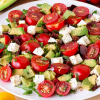 Avocado Tomato Mozzarella Salad