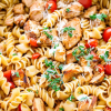 BBQ Chicken Pasta Skillet