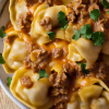 Cheesy Beef Enchilada Tortellini