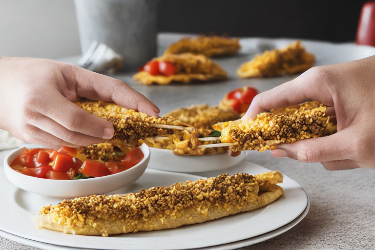 Cheesy Taco Sticks final dish beautifully presented and ready to serve