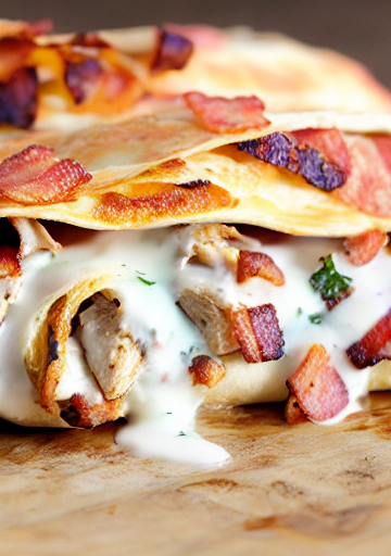 Chicken Bacon Ranch Stromboli