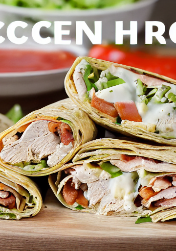 Chicken Bacon Ranch Wraps