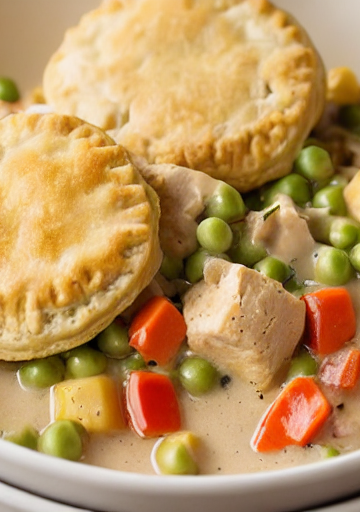 Chicken Pot Pie Biscuit Skillet