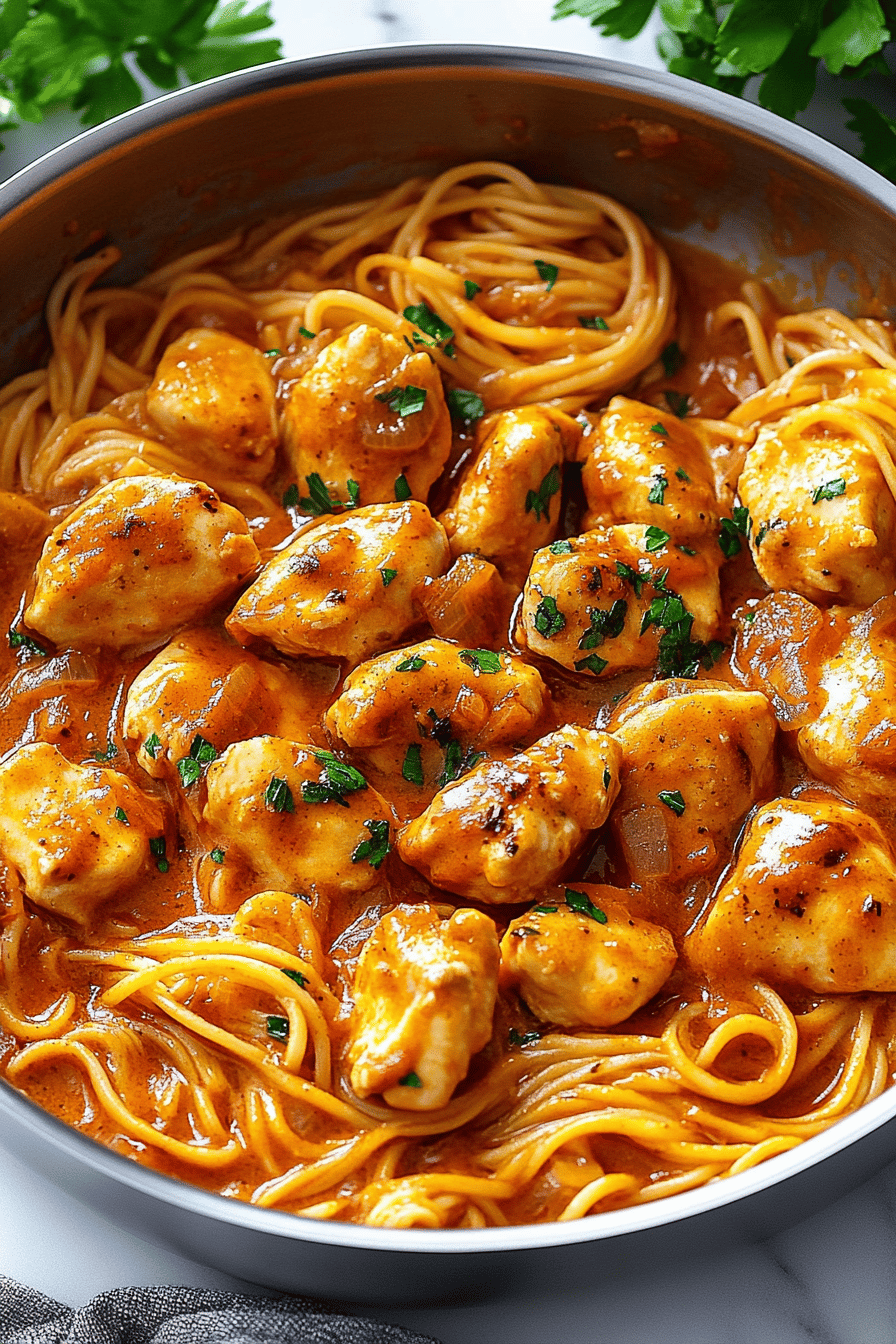 Chicken Scallopini slice on plate showing perfect texture and swirl pattern