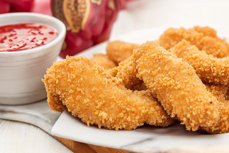 Chicken Tenders Recipe final dish beautifully presented and ready to serve