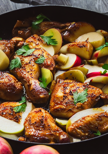 Chicken with Apples Recipe