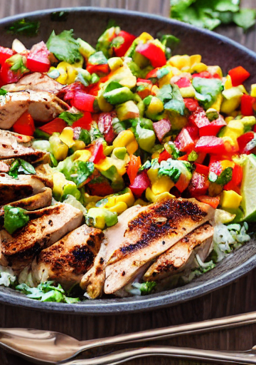 Cilantro Lime Chicken Bowls