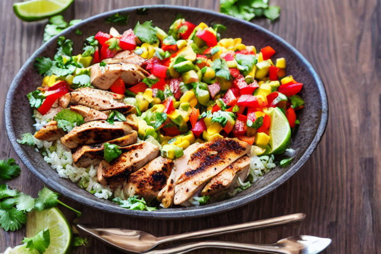 Cilantro Lime Chicken Bowls