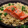 Creamy Salmon Orzo