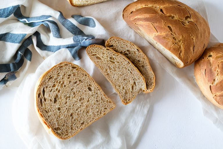 Dutch Oven Bread final dish beautifully presented and ready to serve