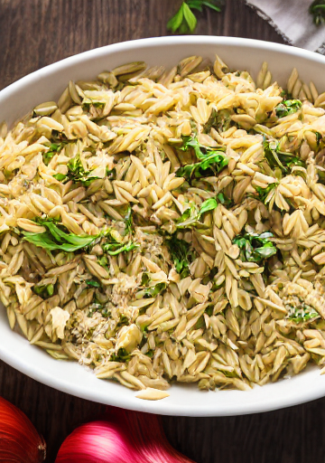 Garlic Parmesan Orzo