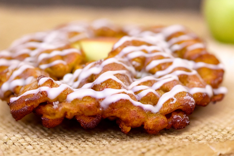 Gluten-Free Apple Fritters ingredients organized and measured on kitchen counter