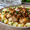 Homestyle Chicken Mashed Potato Bowls