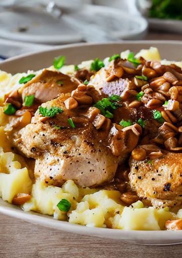 Homestyle Chicken Mashed Potato Bowls