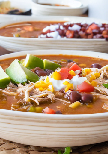Instant Pot Chicken Taco Soup