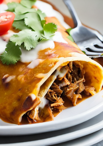 Pulled Pork Enchiladas
