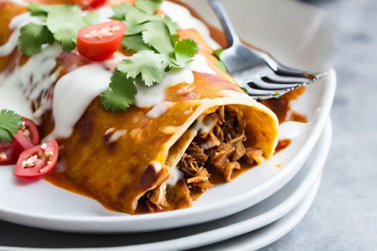 Pulled Pork Enchiladas