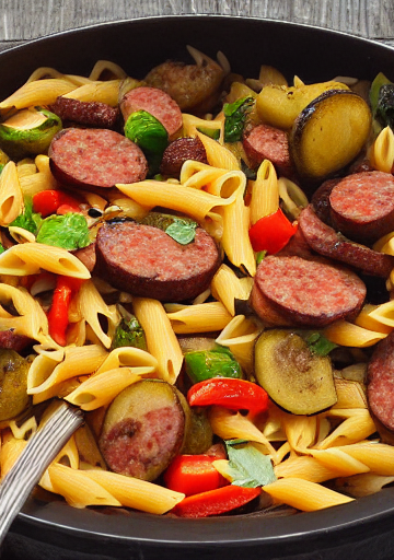 Sausage Veggies Pasta