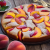 Strawberry Peach Cake