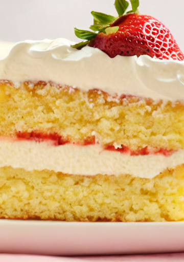 Strawberry Shortcake Cake