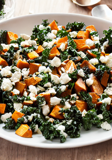 Sweet Potato Kale Salad