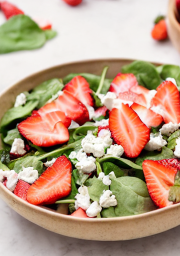 strawberry spinach salad