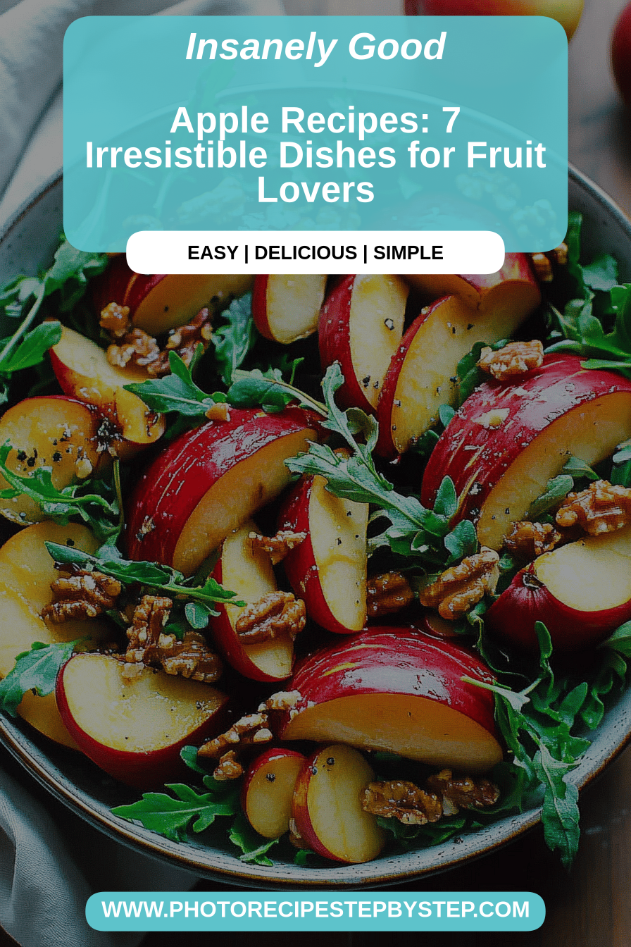 Apple Recipes final dish beautifully presented and ready to serve