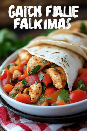 Baked Chicken Fajitas