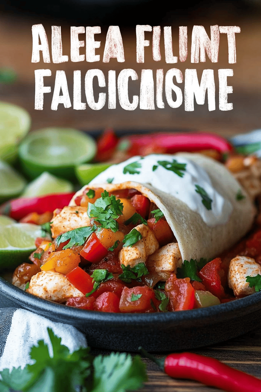 Baked Chicken Fajitas slice on plate showing perfect texture and swirl pattern