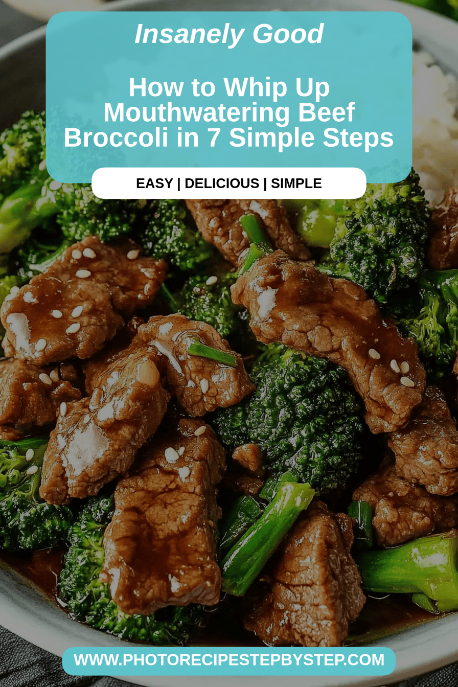 Beef Broccoli Recipe final dish beautifully presented and ready to serve
