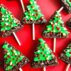 Brownie Christmas Trees