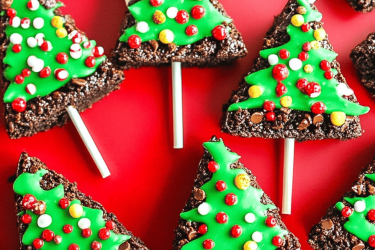Brownie Christmas Trees