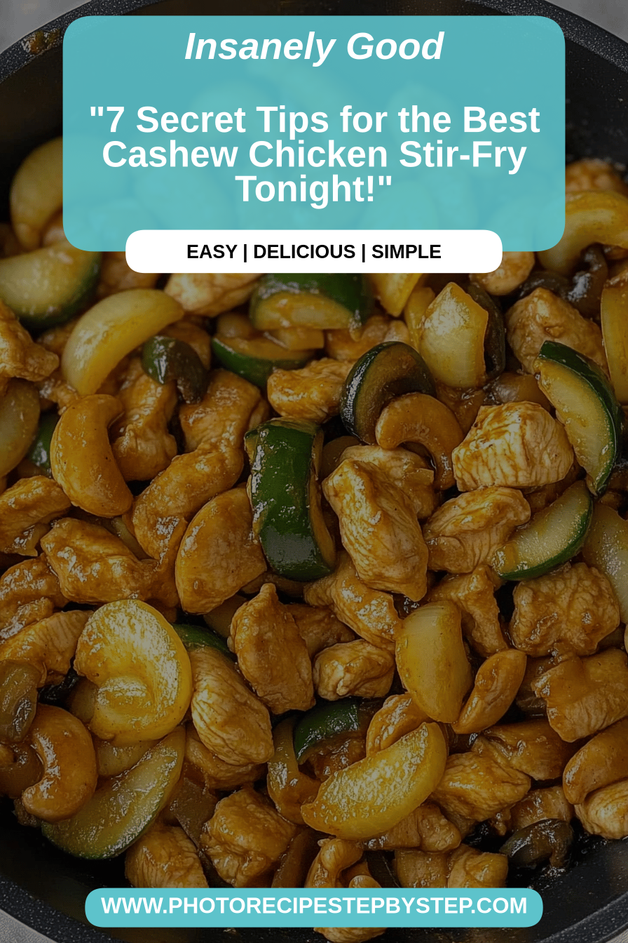 Cashew Chicken Stir-Fry final dish beautifully presented and ready to serve