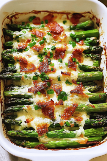 Cheesy Baked Asparagus