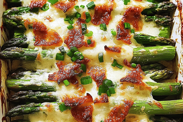 Cheesy Baked Asparagus