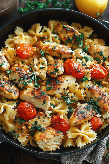 Chicken Feta Pasta Recipe