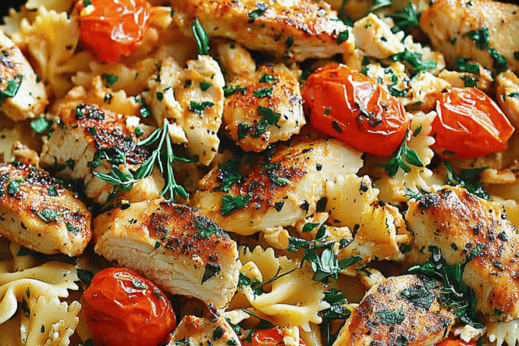 Chicken Feta Pasta Recipe