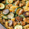 Chicken Zucchini Pasta Skillet